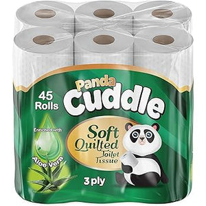 CUDDLE 9 LUXURY TOILET TISSUE 3 PLY- PACK OF 45