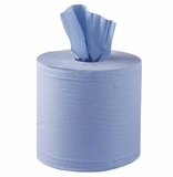 2 PLY CENTREFEED BLUE ROLL 150M - 6 ROLLS