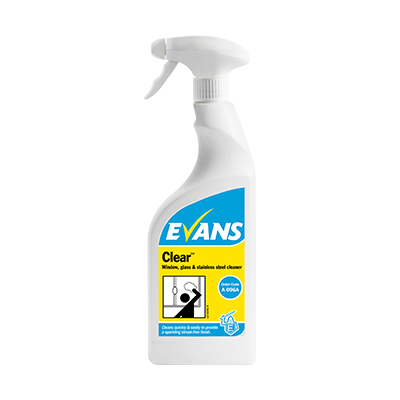 Clear 750ml - Window, Glass and Stainless Steel Cleaner
