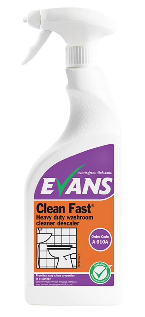 Evans Clean Fast - Acidic Bacteria Cleaner 750ml