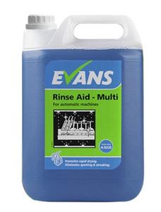 Evans Rinse Aid 5L for Automatic Dishwashers