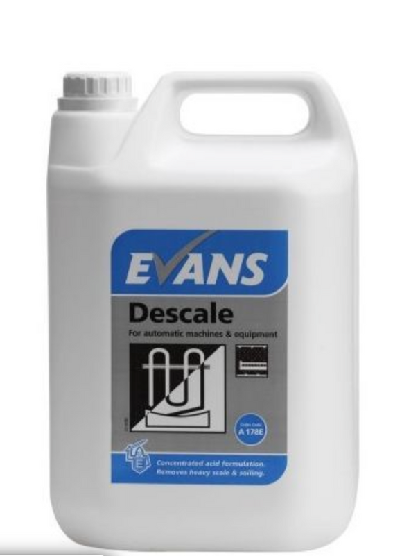 Evans DESCALE - Descaler in Automatic Dish & Glasswashing Machines 5L