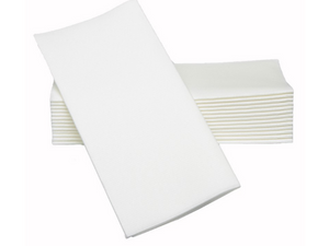 40CM WHITE NAPKINS 8FOLD 2000PK- (16 X 125'S)