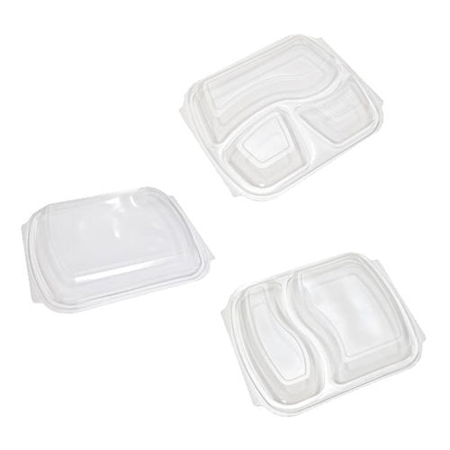 Meal Boxes 1-2-3 Compartment Lids x300pcs
