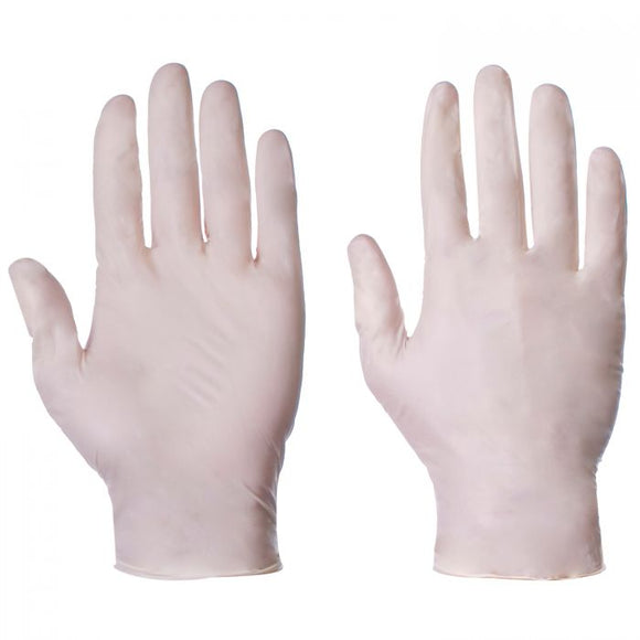 POWDER FREE LATEX GLOVES  - PACK OF 100