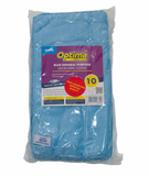 OPTIMA PROCLEAN SHINE GENERAL MICROFIBRE CLOTHS - PACK OF 10 - BLUE-YELLOW