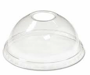 PLASTIC CLEAR LID DOMED - 12/16/20OZ- PACK OF 1000 PCS