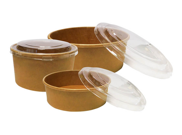 ROUND KRAFT DELI BOWL -  PACK OF 300PCS