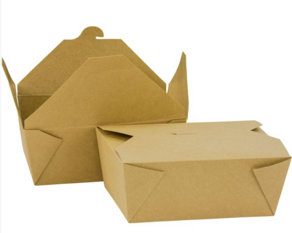 NO.2 KRAFT DELI BOX-LEAK PROOF- PACK OF 200 PCS