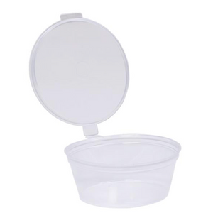 1 OZ HINGED SAUCE CUPS - PACK OF 1000 PCS (Copy)