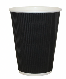 4oz- 8oz - 12oz-16oz BLACK COFFEE CUPS - PACK OF 500 PCS