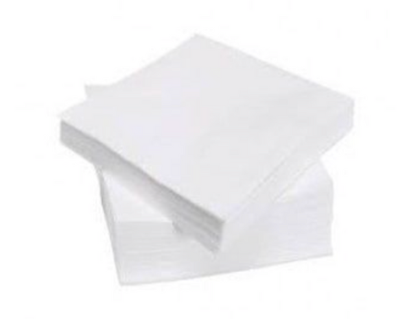 WIPE-UP WHITE NAPKINS (30CM) 1 PLY - PACK OF 5000 PCS